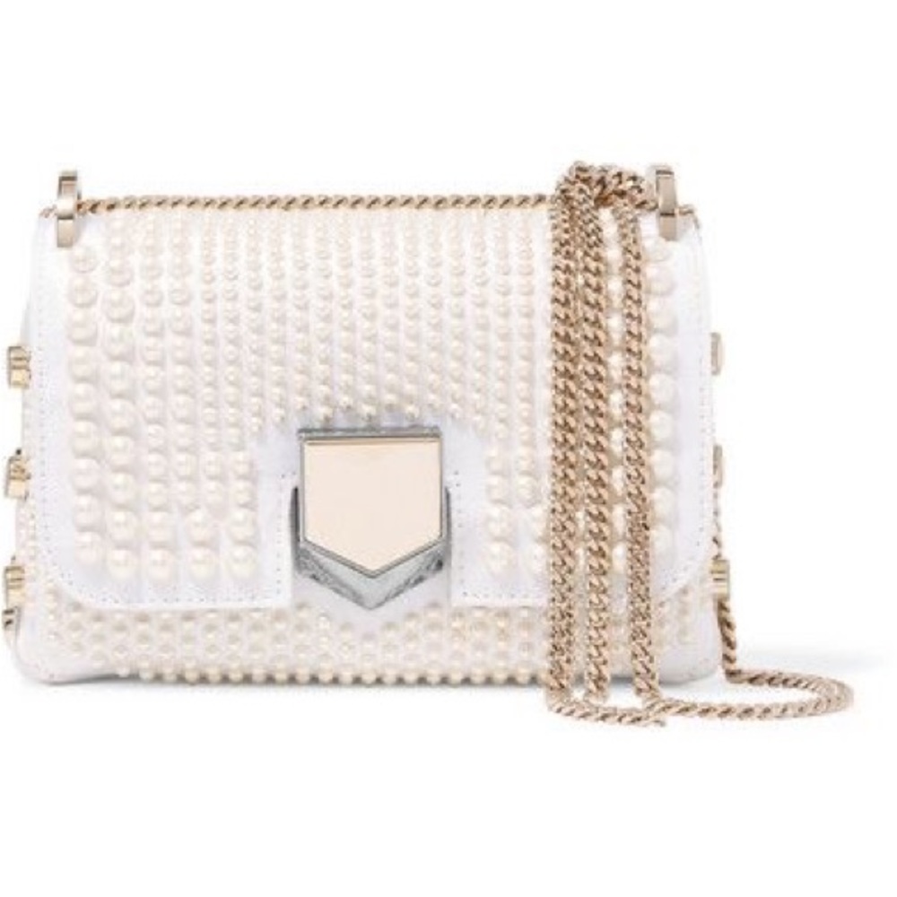 Jimmy choo  pearl beaded bag, wedding bag #pearlsbag